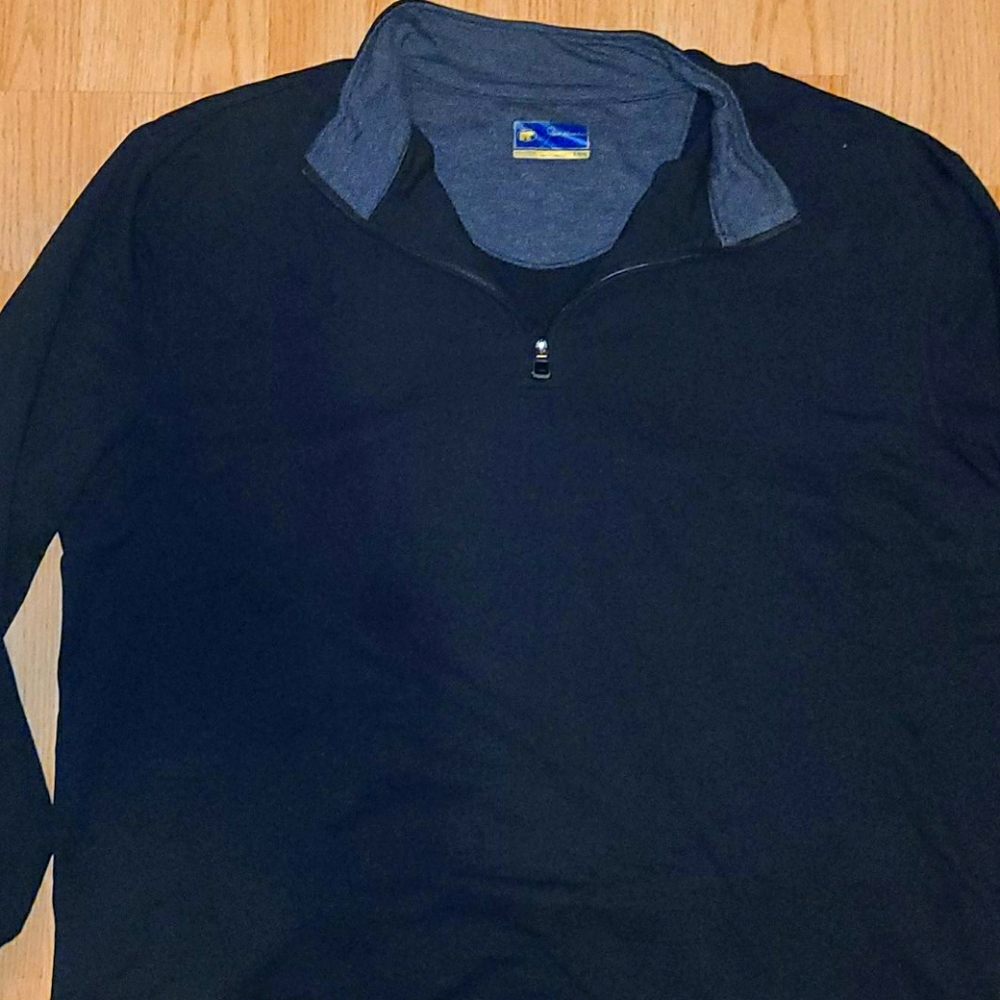 Jack Nicklaus 1/4 Zip Black Pullover (XL)